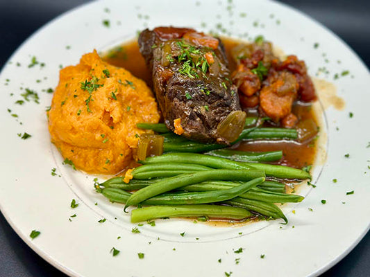 Braised Short Ribs w/ Sweet Potato Mash 2