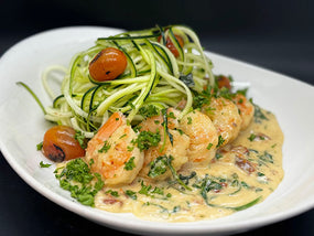 Creamy Tuscan Shrimp w/ Zucchini Noodles 2