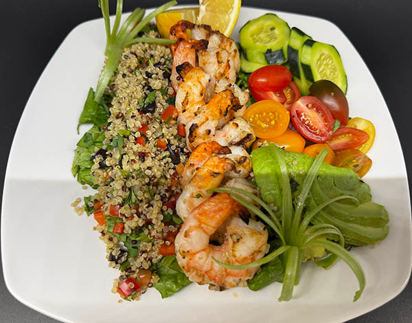 Grilled Shrimp & Quinoa Power Bowl