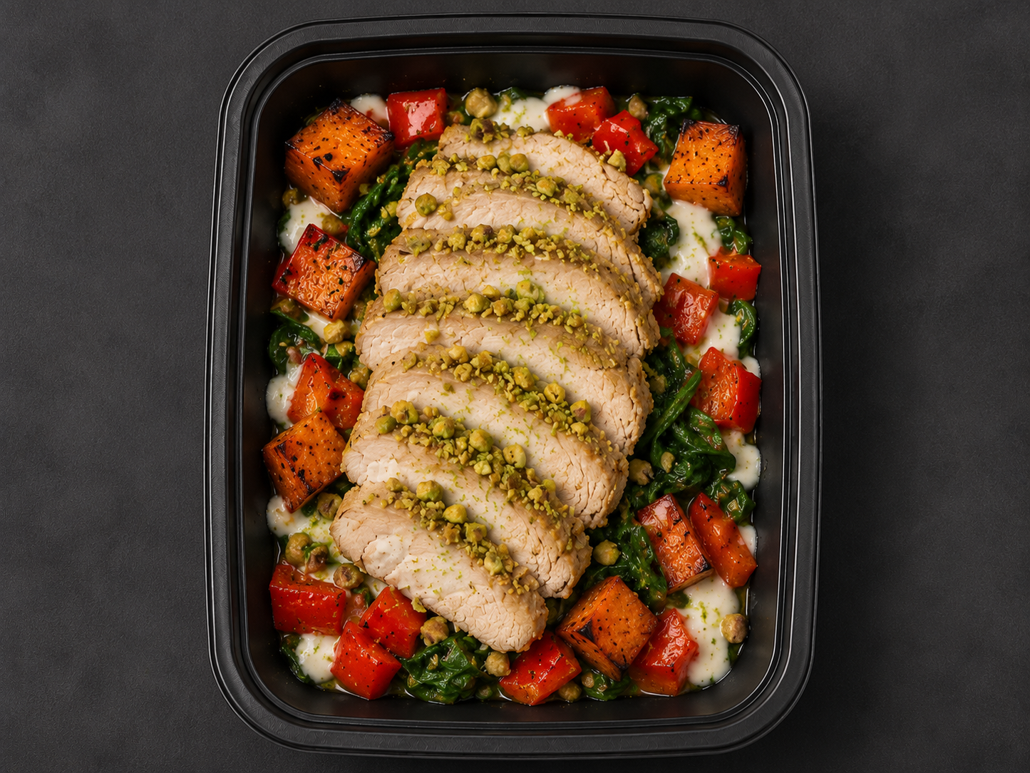 Pistachio-Crusted Pork Tenderloin