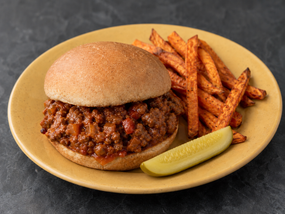 Sloppy Joe with Gluten-Free Bun