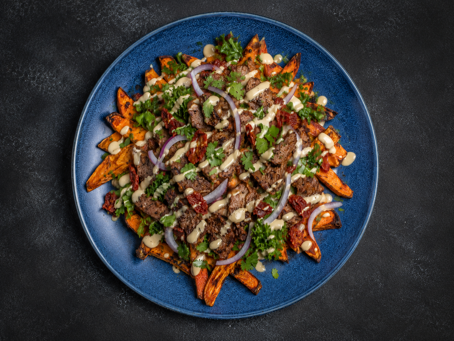 Sweet Potato Carne Asada Fries