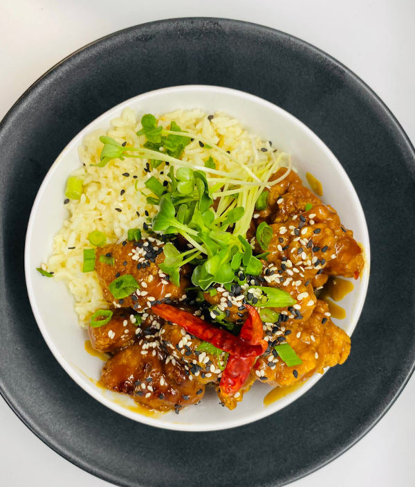 Crispy Orange Sesame Chicken Bowl 2