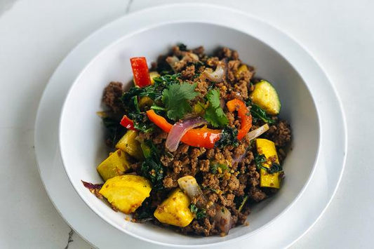 Asian Ground Turkey Stir Fry