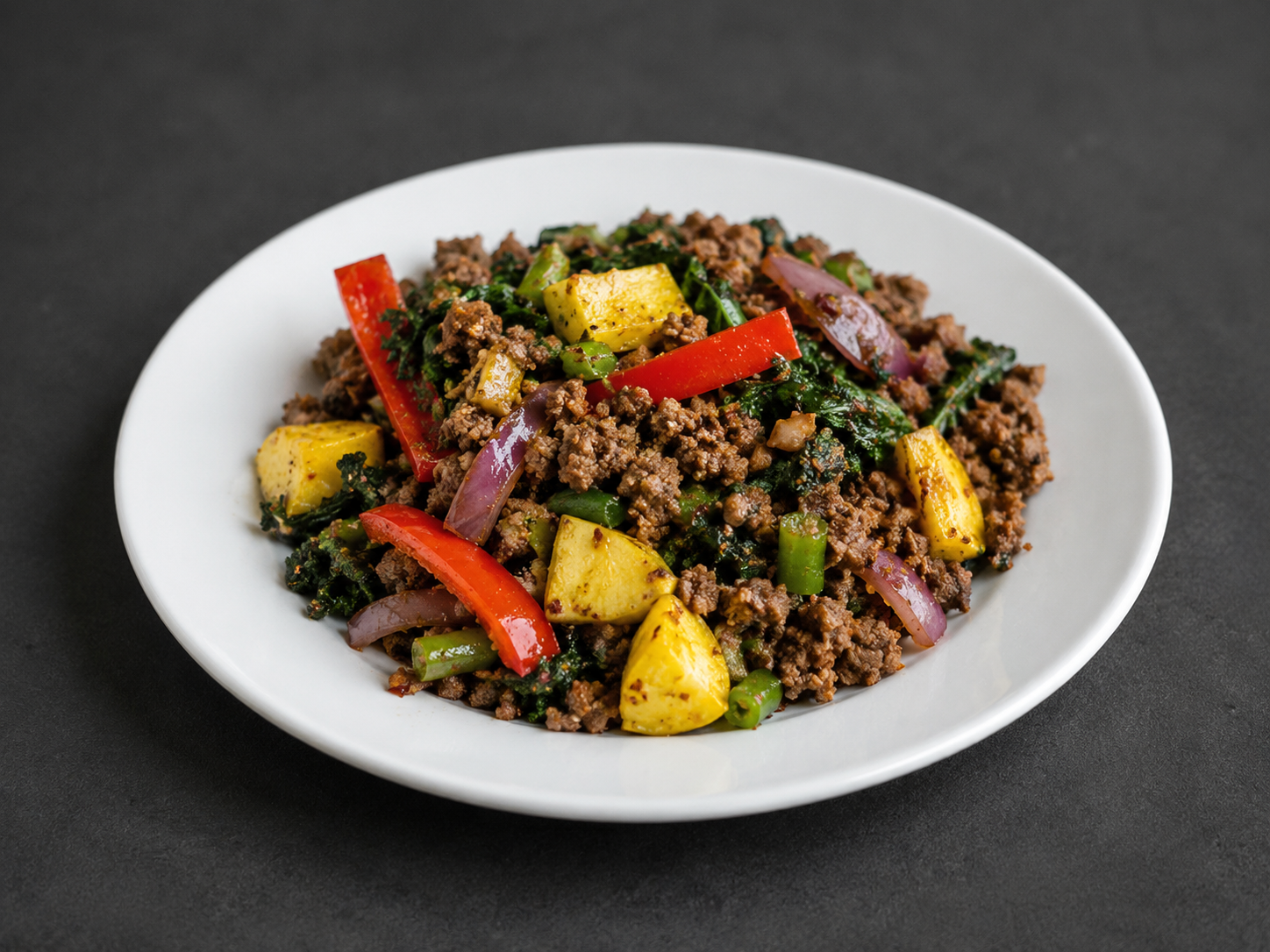 Asian Ground Turkey Stir Fry