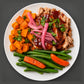 BBQ Pulled Pork with Sweet Potato