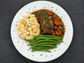 Braised Short Ribs w/ Cauliflower Mac & Cheese
