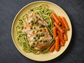 Chicken Piccata with Spaghetti Pesto