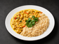 Indian Style Chickpea Curry Bowl with Brown Rice