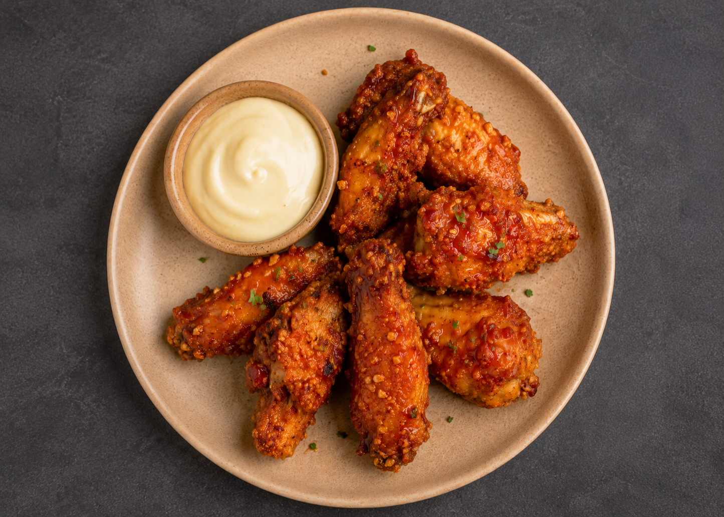 Nashville Hot Wings with Viola Lee Aioli