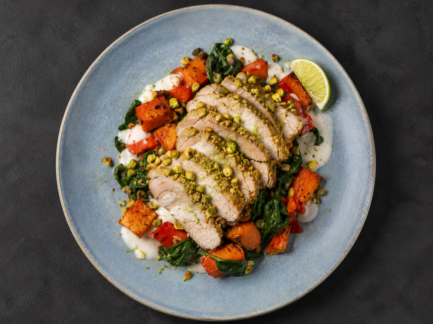 Pistachio-Crusted Pork Tenderloin