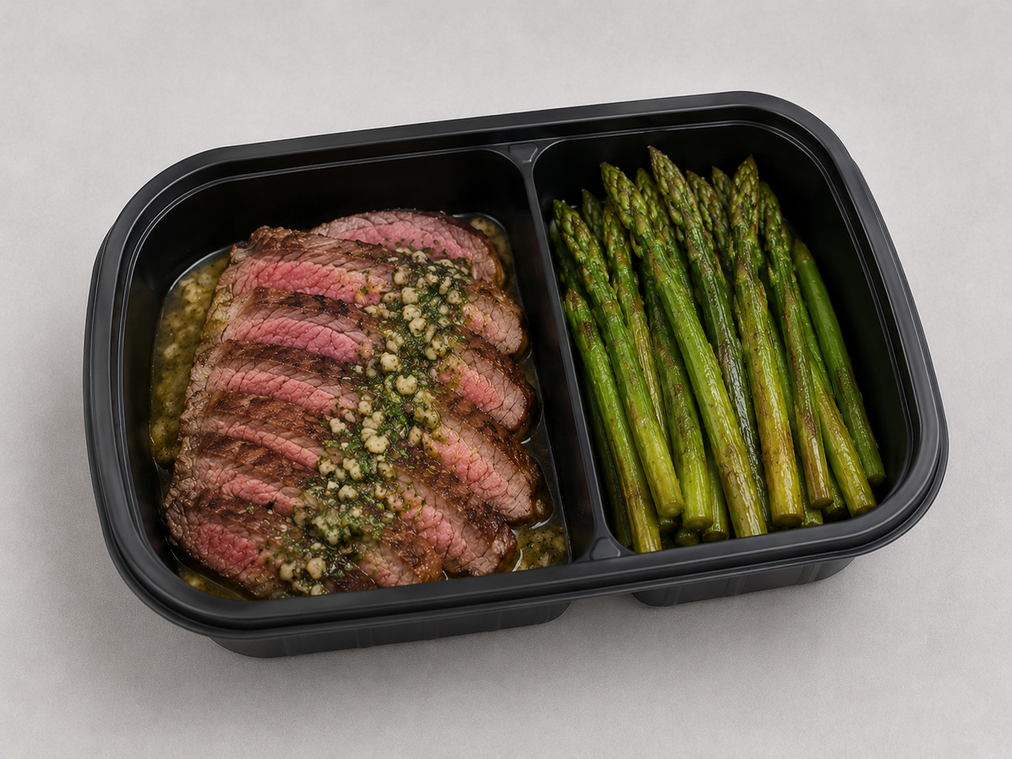 Steak with Garlic-Herb Butter