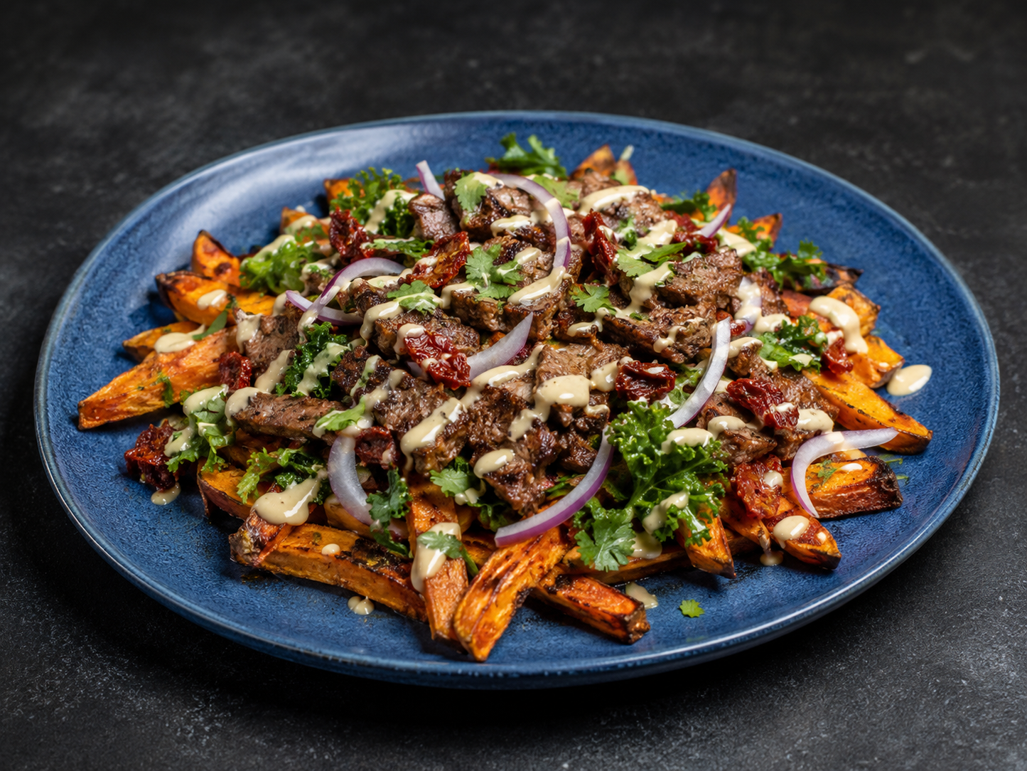Sweet Potato Carne Asada Fries