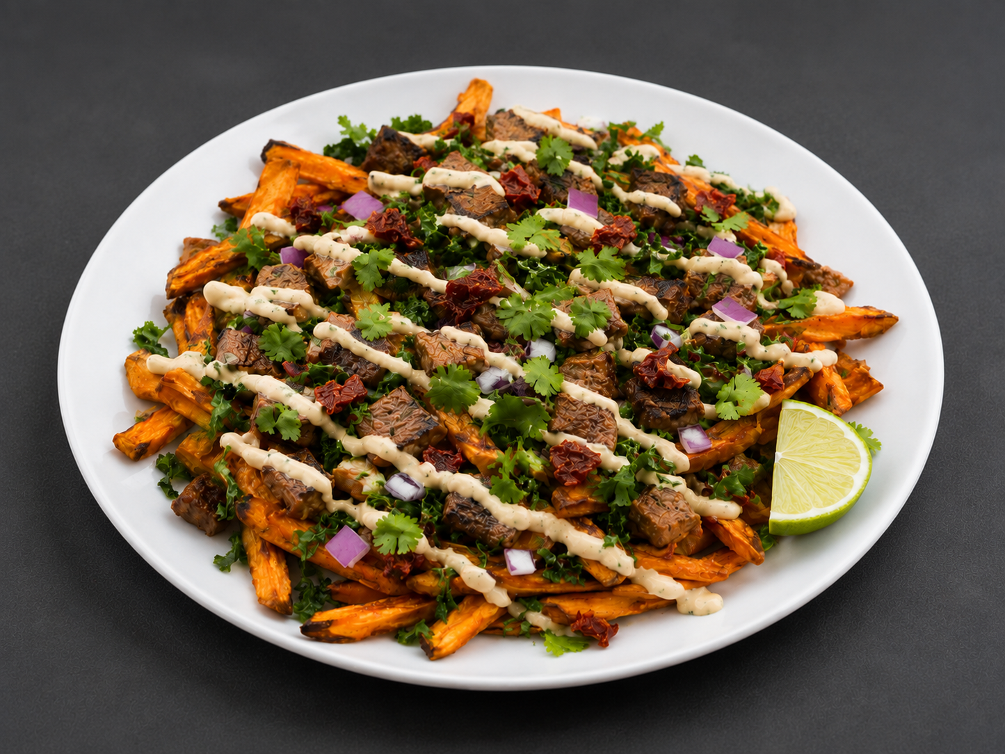 Sweet Potato Carne Asada Fries