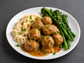 Thai Turkey Meatballs with Cauliflower Mash