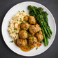 Thai Turkey Meatballs with Cauliflower Mash