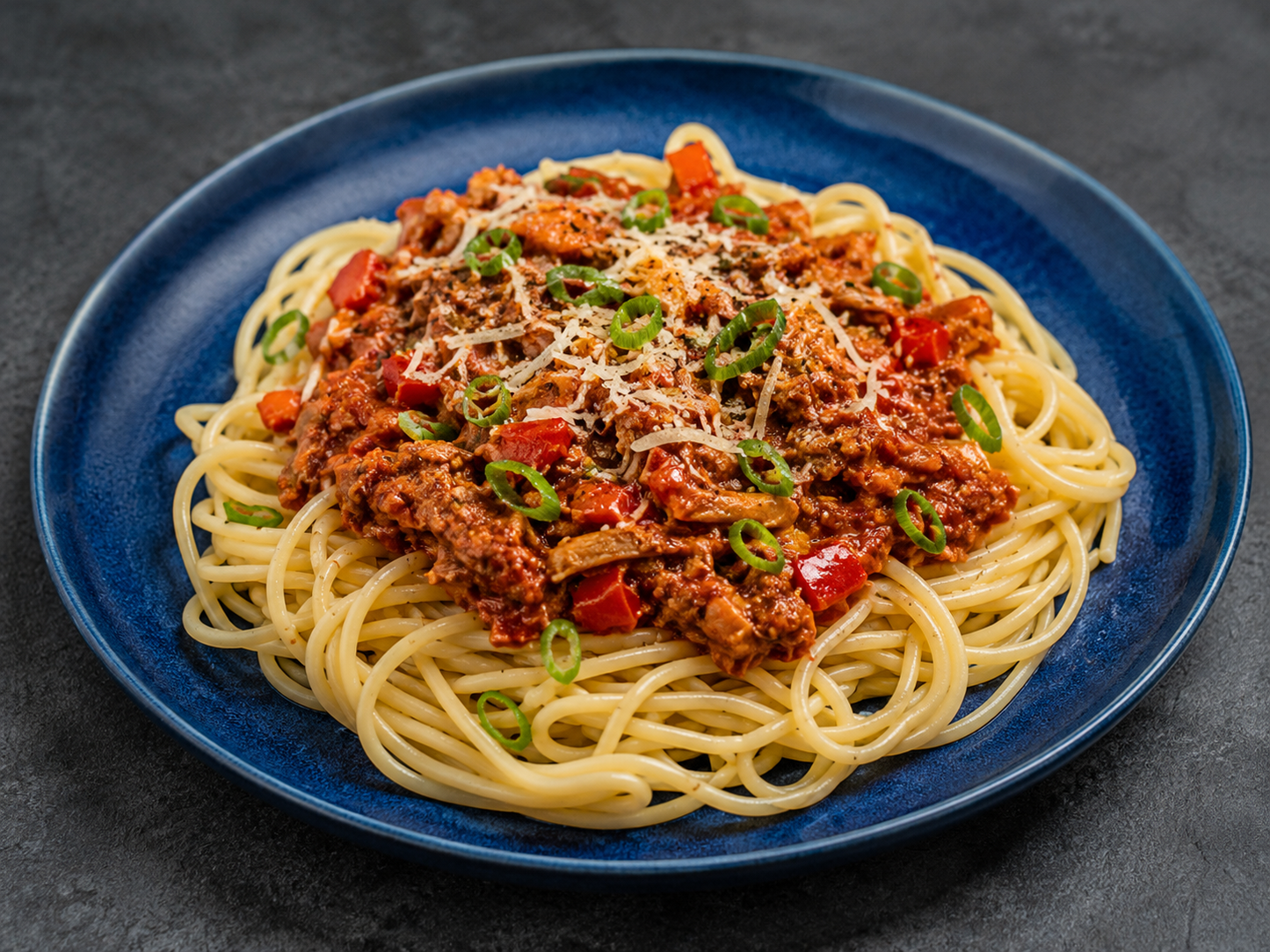Turkey Bolognese with Parmigiano Pepper Sauce