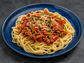 Turkey Bolognese with Parmigiano Pepper Sauce