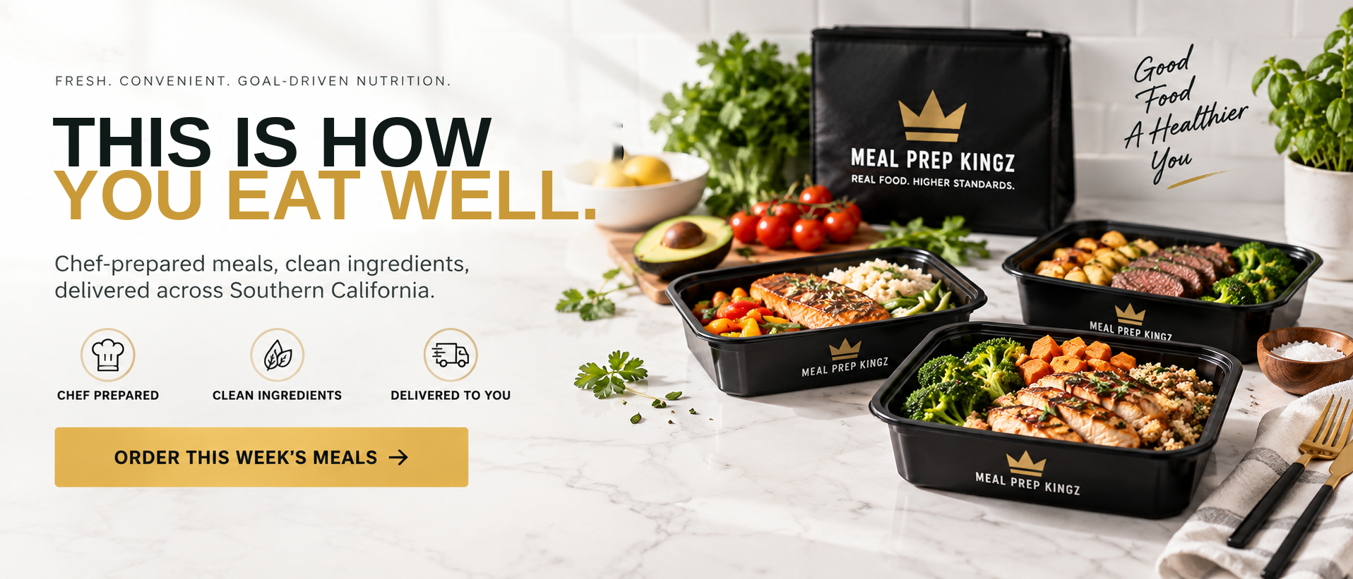 Meal Prep Kingz chef-prepared meals - This Is How You Eat Well