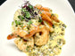 Jumbo Shrimp Scampi with Mushroom Risotto