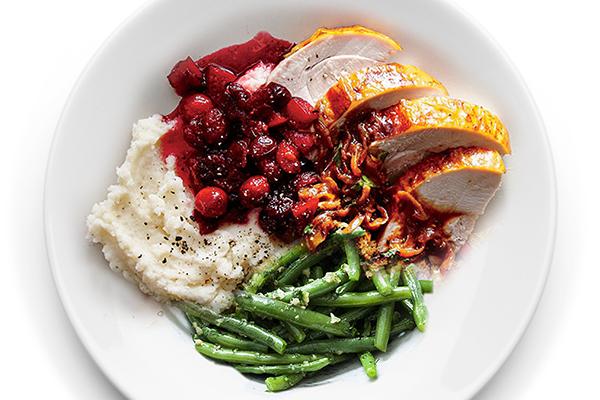 Oven-Roasted Turkey Breast with Rosemary Cauliflower Mash *NEW*