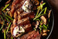 Seared Roast Beef with Asparagus and Broccoli
